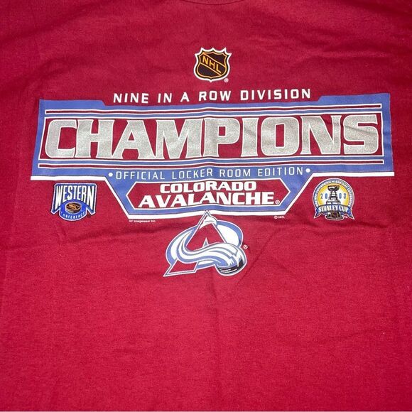 Colorado Avalanche 2003 Stanley Cup Champion NEW SZ XL - Picture 5 of 6